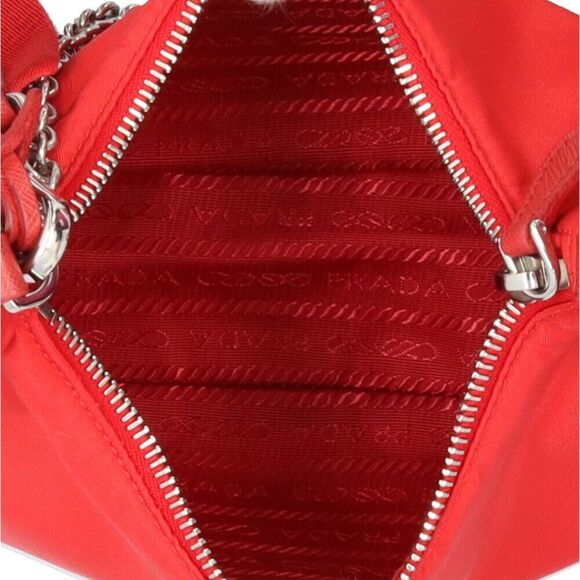 Prada Nylon Red Shoulder Bags - Picture 6 of 7
